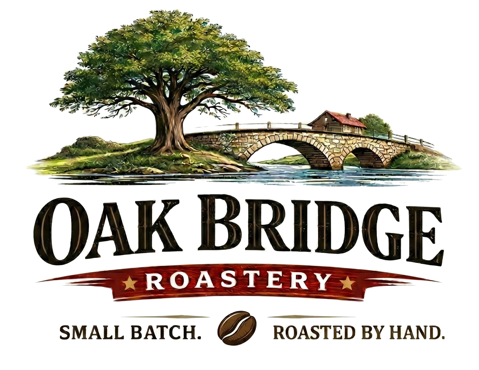 Oak Bridge Roastery Logo